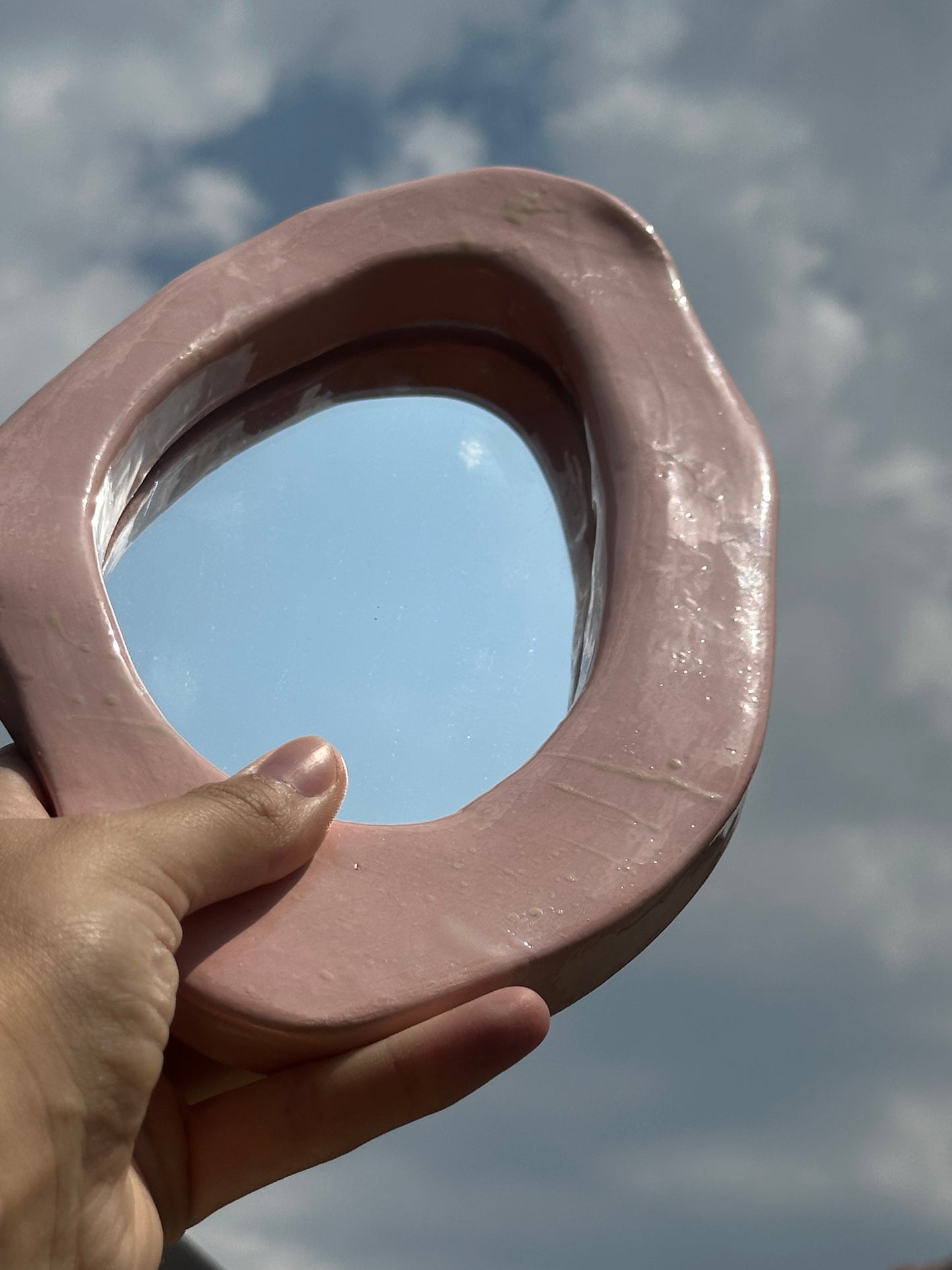 SPECCHIO D'APPOGGIO MEDIO - ROSA