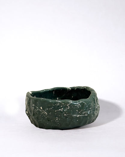 NIDO BOWL - VERDE SCURO / BIANCO