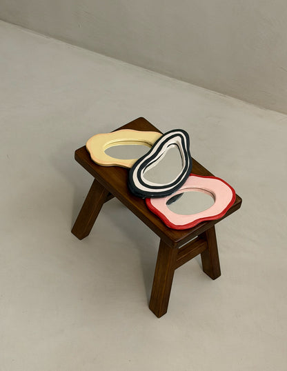 SPECCHIO DA PARETE PICCOLO - BEIGE