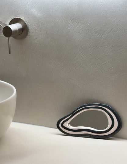 SPECCHIO DA PARETE PICCOLO - BEIGE